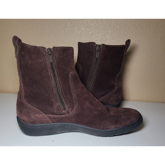 Timberland Smartwool Collab Waterproof Winter Brown Leather Boots Women's Size 7 - Picture 3 of 12